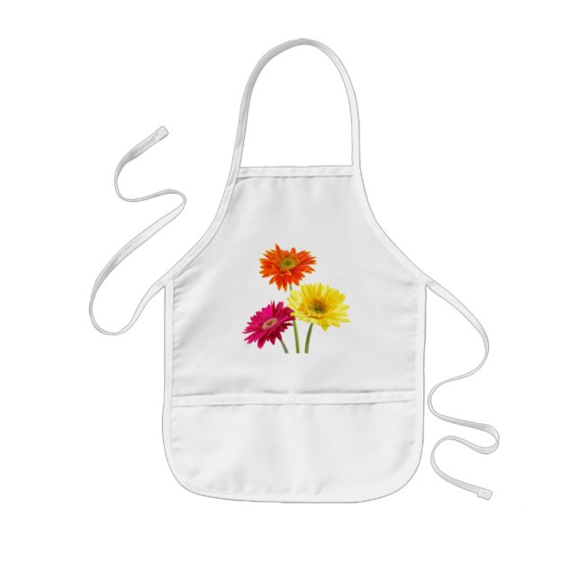 Gerbera Daisies Kids Apron (Front)