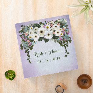 Gerbera Daisies Swag Wedding Binder