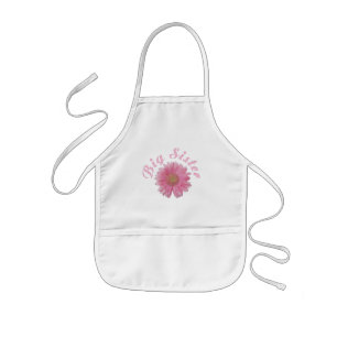Gerbera Daisy Big Sister Apron