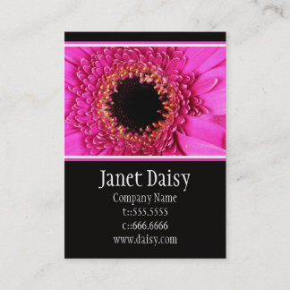 Gerbera Daisy Business Card Template