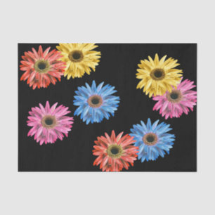 Gerbera Daisy Colourful Simple Pretty Gerber Tissue Paper