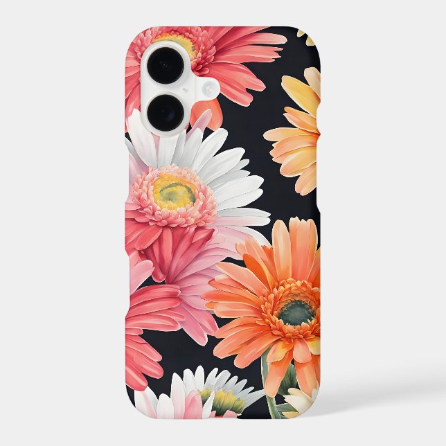Gerbera Daisy - Fleurs aquarelle (Verso)
