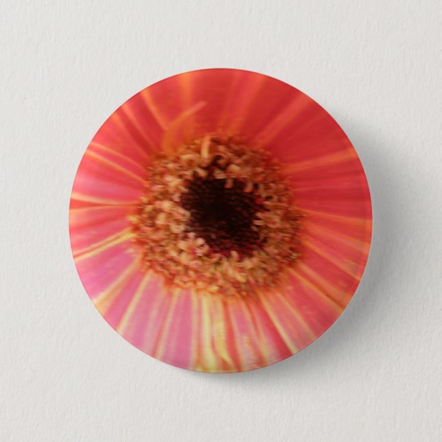Gerbera Daisy Flower Button (Front)