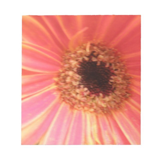 Gerbera Daisy Flower Notepad (Front)