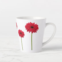 Gerbera Daisy Latte Mug
