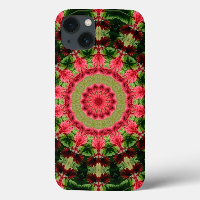 Gerbera Daisy Mandala Case-Mate iPhone Case (Back)