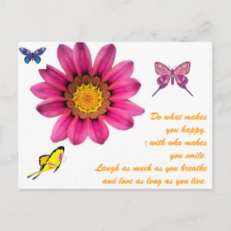 Gerbera Daisy Postcard
