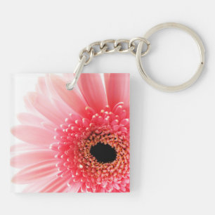 Gerbera Daisy Poster Keychain