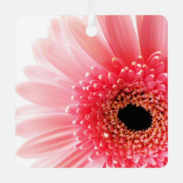 Gerbera Daisy Poster Metal Ornament (Front)