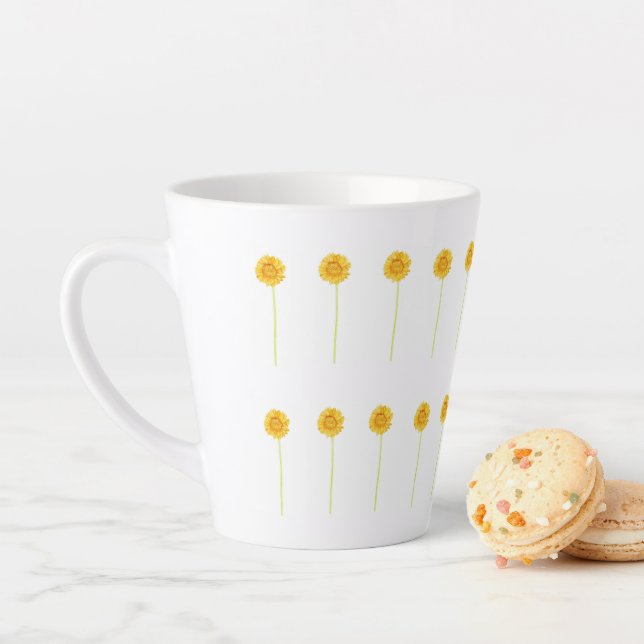 Gerbera daisy  Small Latte Mug (In Situ)