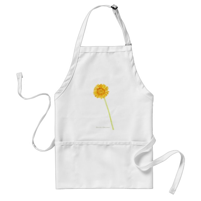 Gerbera daisy  standard apron (Front)