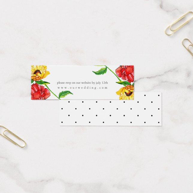 Gerbera Floral Site Mariage RSVP (Bureau)