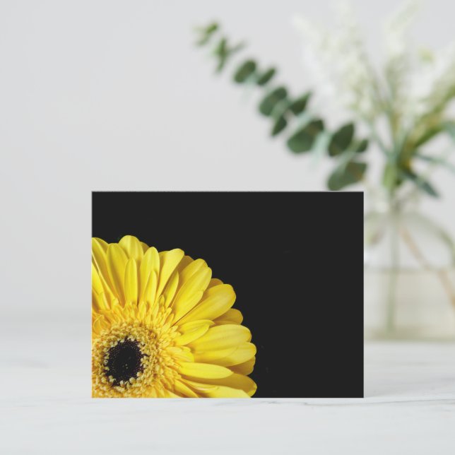 Gerbera Flower Postcard (Standing Front)