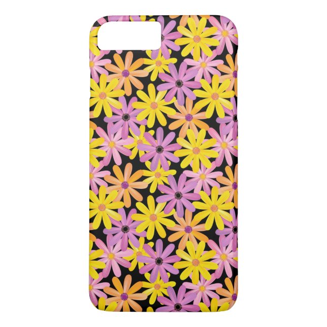 Gerbera flowers pattern, background Case-Mate iPhone case (Back)
