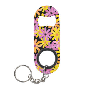 Gerbera flowers pattern, background mini bottle opener