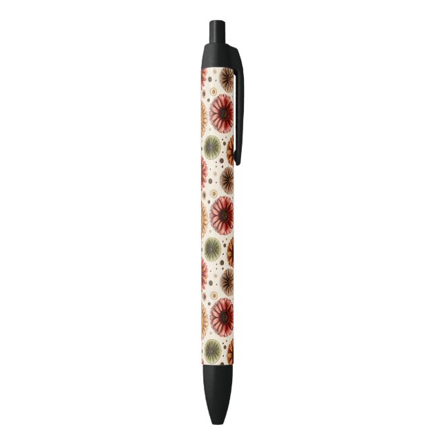 Gerbera Galore  Black Ink Pen (Bottom (Vertical))