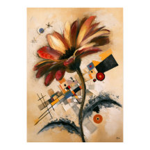Gerbera Wabi-Sabi Botanical Modernism