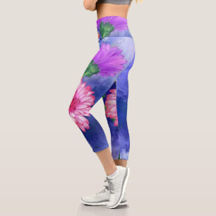 Gerberas Capri Leggings