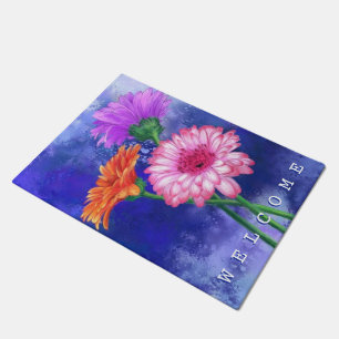 Gerberas Doormat Welcome Flowers