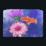 Gerberas iPad Air Cover<br><div class="desc">Three Color Gerberas Flowers iPad Air Covers - MIGNED Painting Design</div>