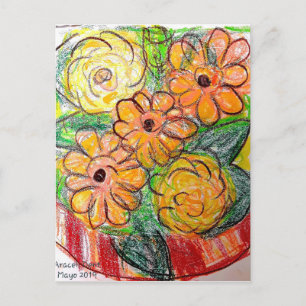 Gerberas Postcard