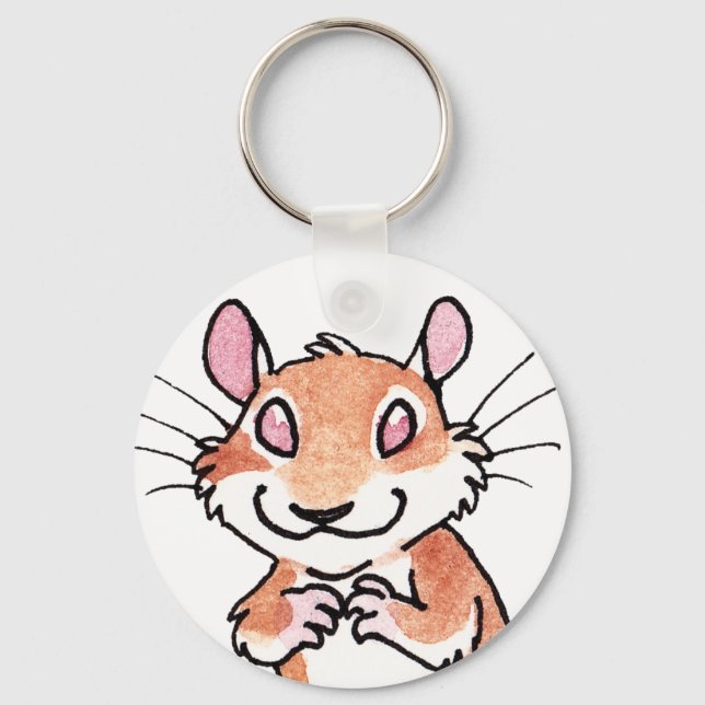 Gerbil Keychain (Front)