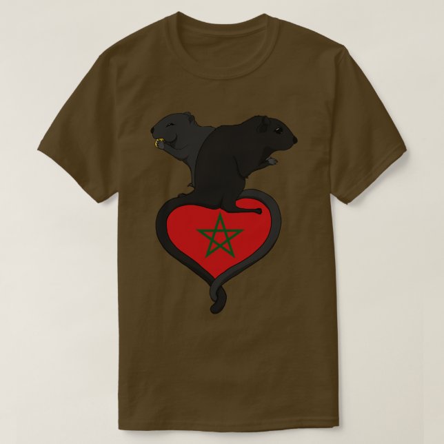 Gerbil Morocco dark T-Shirt (Design Front)