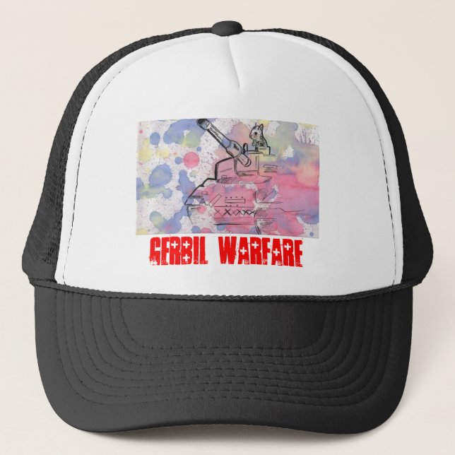 GERBIL WARFARE TRUCKER HAT (Front)