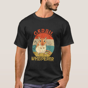 Gerbil Whisperer Vintage Retro Desert Animal Roden T-Shirt