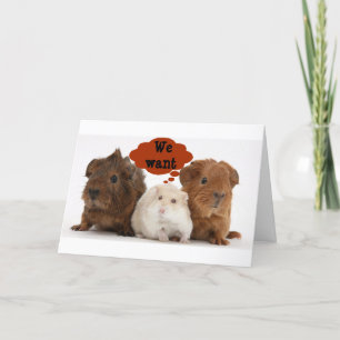 GERBILS ARE SO READY TO CELEBRATE "YOUR BIRTHDAY" CARD