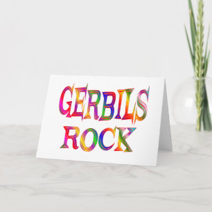 Gerbils Rock Card