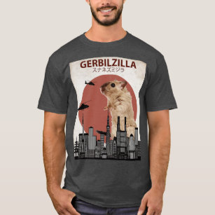 Gerbilzilla Giant Gerbil Monster T-Shirt