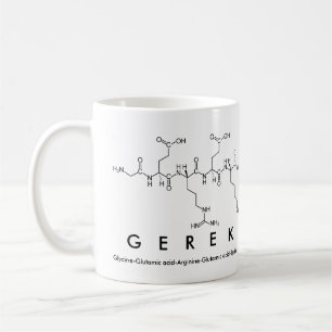 Gerek peptide name mug