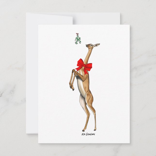 Gerenuk - carte de vacances (Devant)