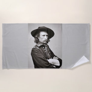 GERERAL GEORGE CUSTER BEACH TOWEL