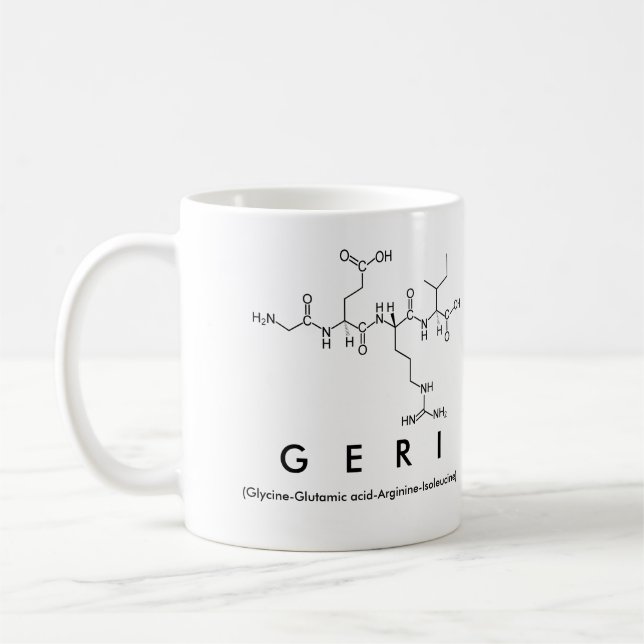Geri peptide nom mug (Gauche)
