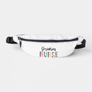 Geriatrics Nurse Cute Leopard Design - Funny Gift Fanny Pack