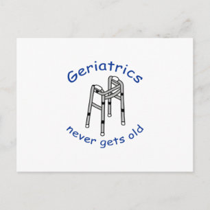 GERIATRICS POSTCARD