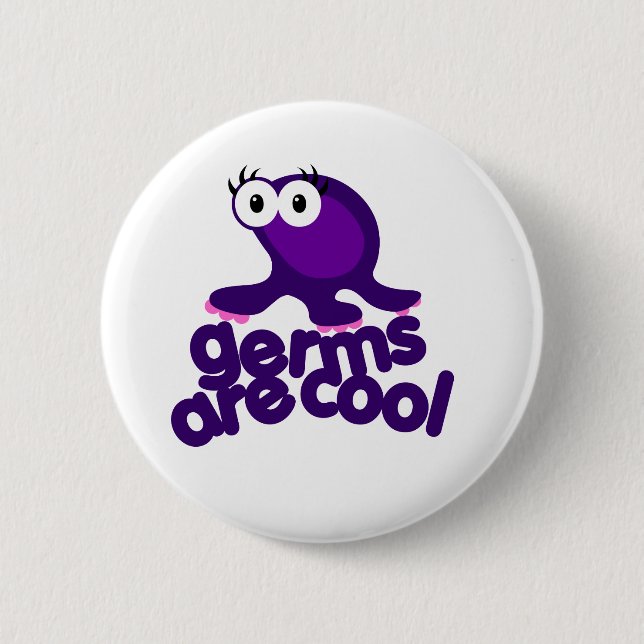 Germ are Cool 2 Inch Round Button (Front)