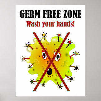 Wash Your Hands Posters | Zazzle Canada