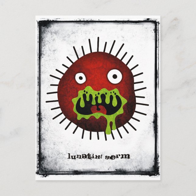 Germ lunatik! Postcard (Front)
