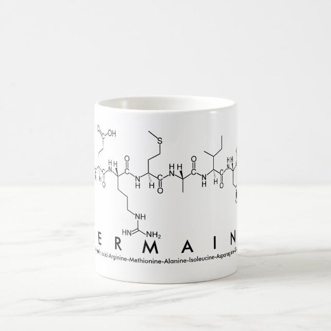 Germaine nom de peptide mug (Centre)