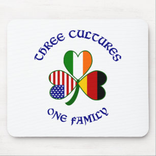 German 3 Cultures Mouse Pad
