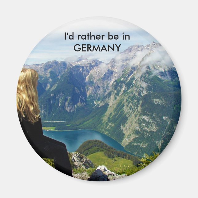 German Alps Magnet (Front)