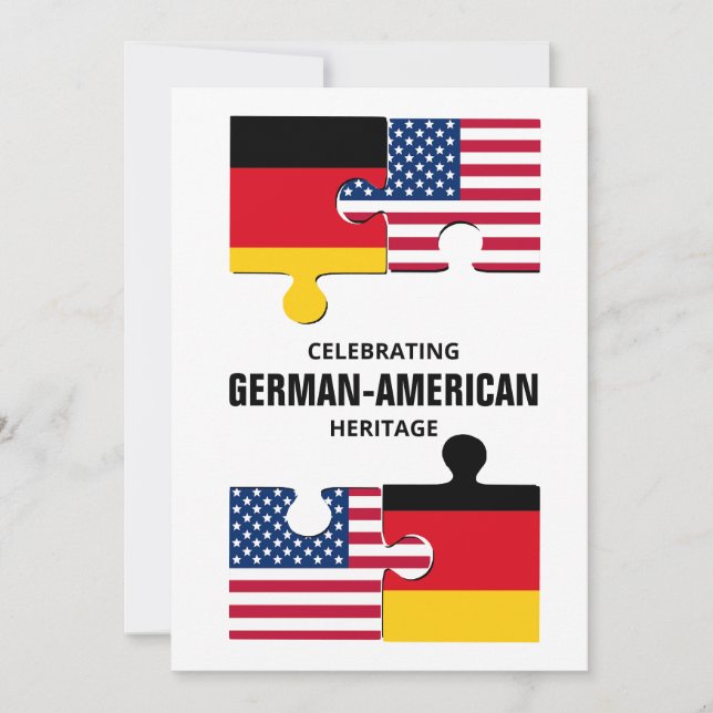 GERMAN AMERICAN Heritage Holiday Card (Front)