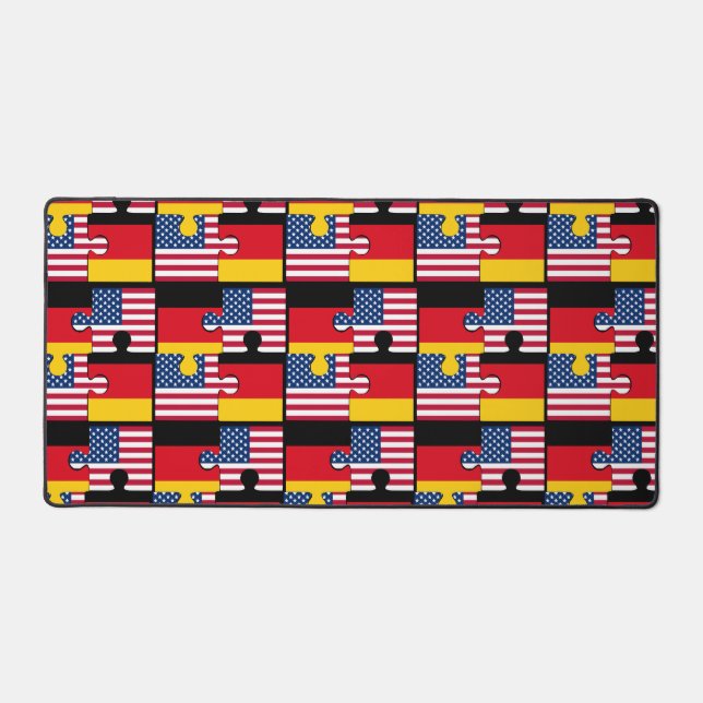 German American Jigsaw Desk Mat (Front)