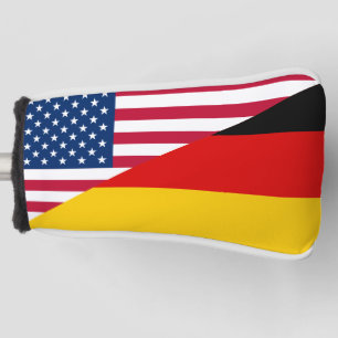 German American Pride US Germany Flag Golf  Golf H Golf Head Cover