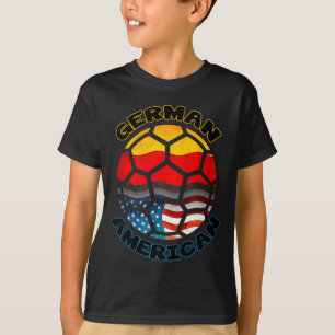 German American Soccer Ball T Shirt 