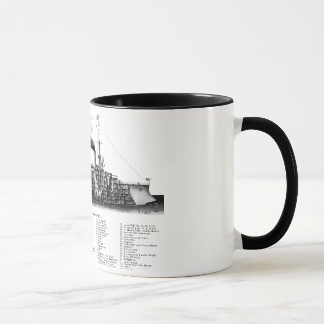 German Armoured Cruiser Mug (Right)