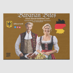 German Bavarian Restaurants Food Lovers Tissue Paper